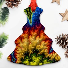 Amazing Special Fractal 25a Christmas Tree Ornament (2 Sides) by Fractalworld