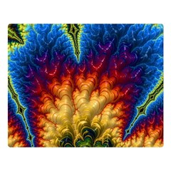 Amazing Special Fractal 25a Double Sided Flano Blanket (large) 