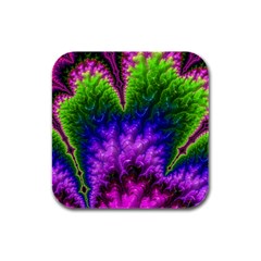 Amazing Special Fractal 25c Rubber Square Coaster (4 Pack) 