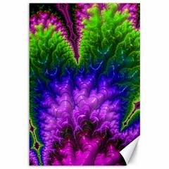 Amazing Special Fractal 25c Canvas 12  X 18  