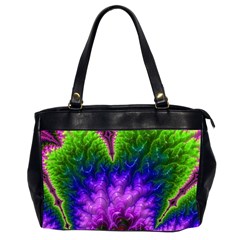 Amazing Special Fractal 25c Office Handbags (2 Sides) 