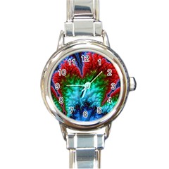 Amazing Special Fractal 25b Round Italian Charm Watch