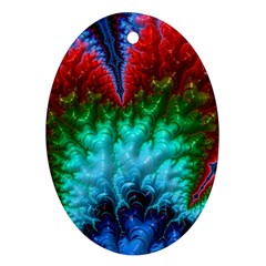 Amazing Special Fractal 25b Ornament (oval)  by Fractalworld