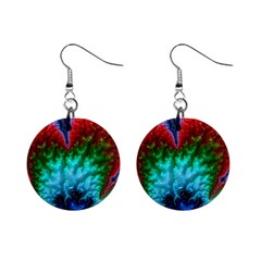 Amazing Special Fractal 25b Mini Button Earrings