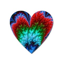 Amazing Special Fractal 25b Heart Magnet by Fractalworld