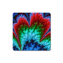 Amazing Special Fractal 25b Square Magnet