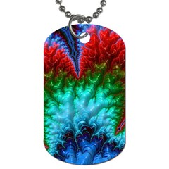 Amazing Special Fractal 25b Dog Tag (one Side)