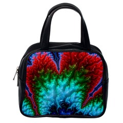 Amazing Special Fractal 25b Classic Handbags (one Side)