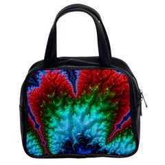 Amazing Special Fractal 25b Classic Handbags (2 Sides)