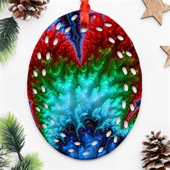 Amazing Special Fractal 25b Ornament (oval Filigree) 