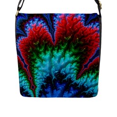 Amazing Special Fractal 25b Flap Messenger Bag (l) 