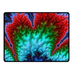 Amazing Special Fractal 25b Double Sided Fleece Blanket (small)  by Fractalworld