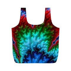 Amazing Special Fractal 25b Full Print Recycle Bags (m) 