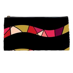 Abstract Waves Pencil Cases by Valentinaart