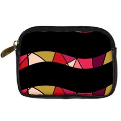 Abstract Waves Digital Camera Cases by Valentinaart