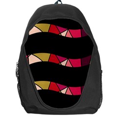 Abstract Waves Backpack Bag by Valentinaart