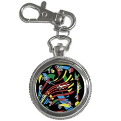 Optimistic Abstraction Key Chain Watches by Valentinaart