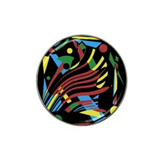 Optimistic Abstraction Hat Clip Ball Marker (4 Pack) by Valentinaart