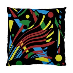 Optimistic Abstraction Standard Cushion Case (one Side) by Valentinaart