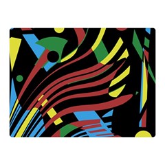 Optimistic Abstraction Double Sided Flano Blanket (mini) 