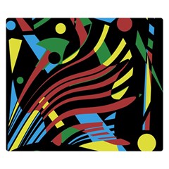 Optimistic Abstraction Double Sided Flano Blanket (small) 