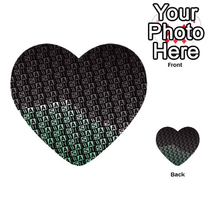 Wash Colville3 Multi-purpose Cards (Heart) 