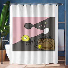 Decorative Abstraction Shower Curtain 60  X 72  (medium)  by Valentinaart