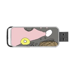 Decorative Abstraction Portable Usb Flash (one Side)