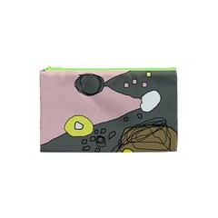 Decorative Abstraction Cosmetic Bag (xs)