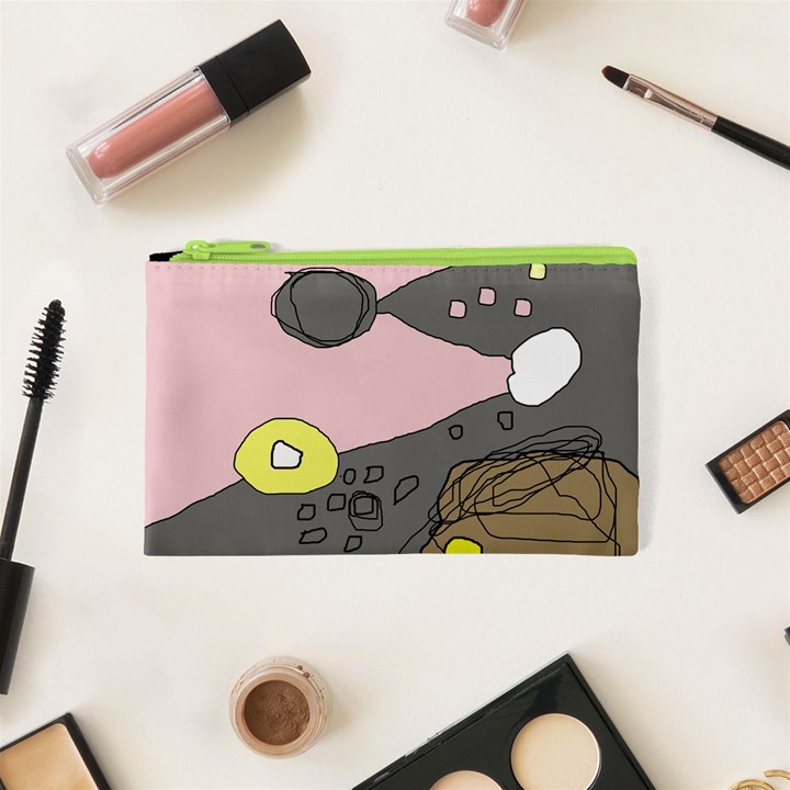 Decorative abstraction Cosmetic Bag (XS)