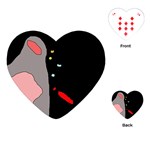 Crazy abstraction Playing Cards (Heart)  Front