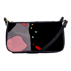 Crazy Abstraction Shoulder Clutch Bags by Valentinaart