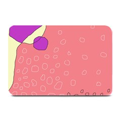 Pink Abstraction Plate Mats