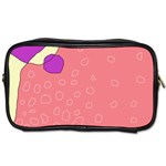 Pink abstraction Toiletries Bags Front