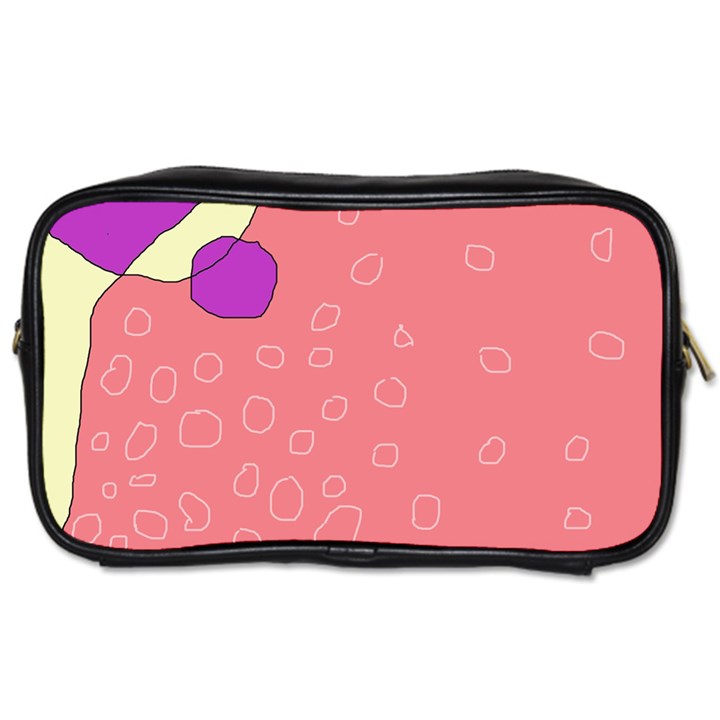 Pink abstraction Toiletries Bags