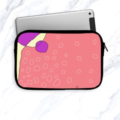 Pink Abstraction Apple Ipad Mini Zipper Cases by Valentinaart