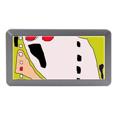 Yellow Abstraction Memory Card Reader (mini)