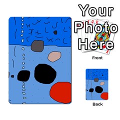 Blue Abstraction Multi-purpose Cards (rectangle) 