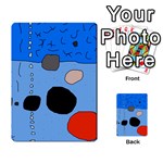 Blue abstraction Multi-purpose Cards (Rectangle)  Front 1