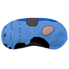 Blue Abstraction Sleeping Masks by Valentinaart