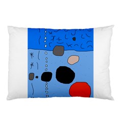 Blue Abstraction Pillow Case (two Sides)