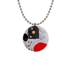 Playful Abstraction Button Necklaces