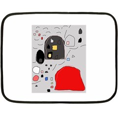 Playful Abstraction Fleece Blanket (mini)