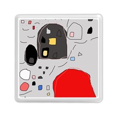 Playful Abstraction Memory Card Reader (square) 