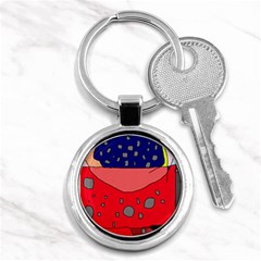 Playful Abstraction Key Chains (round)  by Valentinaart