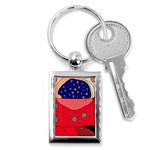 Playful abstraction Key Chains (Rectangle)  Front