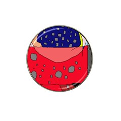 Playful Abstraction Hat Clip Ball Marker by Valentinaart