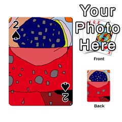 Playful Abstraction Playing Cards 54 Designs  by Valentinaart