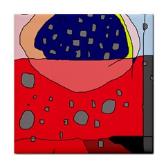 Playful Abstraction Face Towel