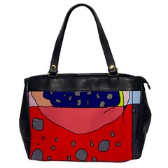 Playful Abstraction Office Handbags by Valentinaart